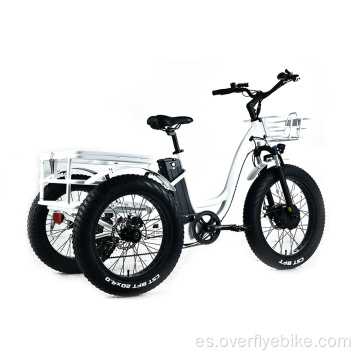 Triciclo eléctrico basculante de neumáticos gordos XY-Trio Deluxe